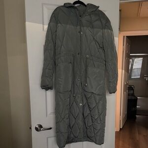 Kenneth Cole Women's Quilted Puffer Coat - Olive